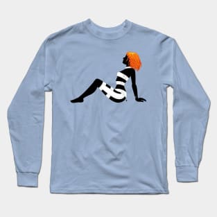 Leeloo Mudflap - Left Long Sleeve T-Shirt